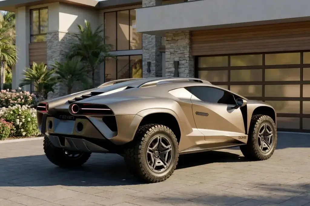 Rezvani Dune вид сзади